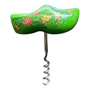 Matix Green Floral Corkscrew